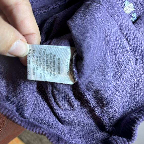 Chelsea & Violet Baby Purple Corduroy Overall Dress Size 12M - Picture 4 of 5